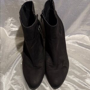 Madden Girl Sleek Black Ankle Booties
